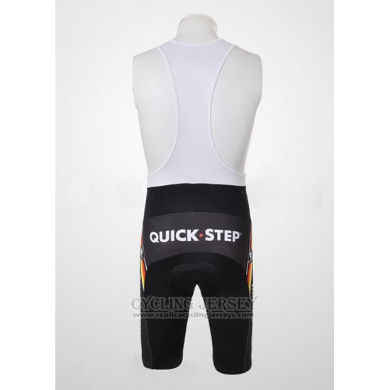 2010 Cycling Jersey Quick Step Champion Belgium Short Sleeve and Bib Short